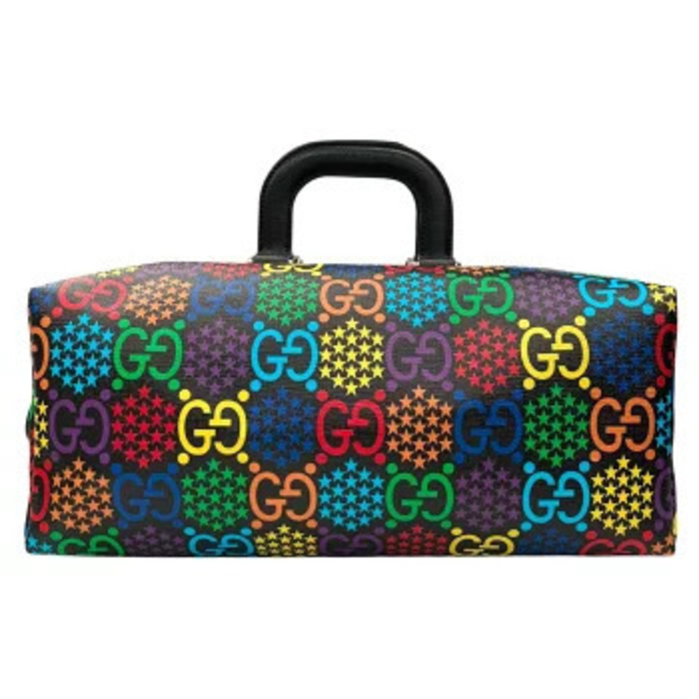 Gucci GG Psychedelic Bag Boston Backpack Multicolor Leather